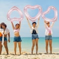 thumbnail image 6 of RoamReady 2 Pcs Inflatable Heart Pool Float, 47.3''x39.4'' Sweet Love Swim Rings Float Loungers Tube for Summer Water Fun Beach Party Toys for Adults, 6 of 7