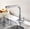 Chrome, variant on Kitchen Sink Faucet for Bar Farmhouse Commercial, Gold/Black Kitchen Faucet, Solid Brass Crane for Kitchen, Deck Mounted Water Filter Tap, Three Ways Sink Mixer, 3 Way Kitchen Faucet