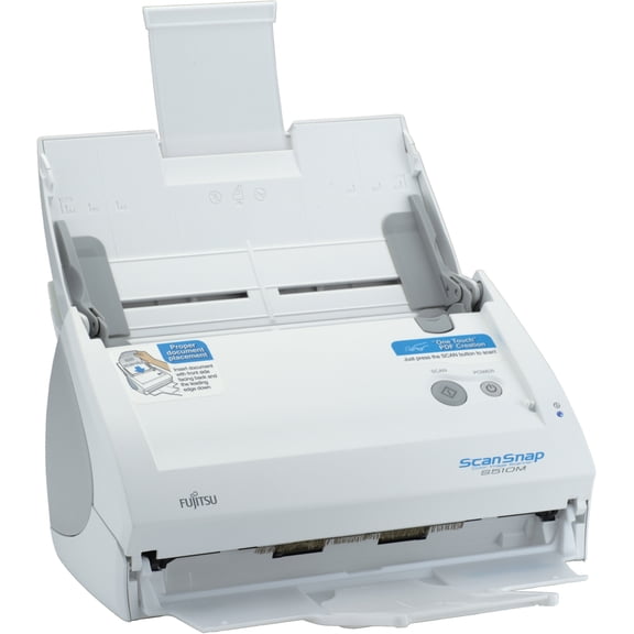 Restored Fujitsu ScanSnap S510M Instant PDF Sheet-Fed Scanner High-Speed Document Scanning, USB Connectivity (Refurbished)