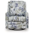 thumbnail image 3 of Signature Design by Ashley Dustinford Gray Swivel Glider Accent Chair, 3 of 11