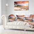 thumbnail image 3 of Designart Blooming Crocuses in Mountains - Landscape Photography Throw Pillow - 12x20, 3 of 5