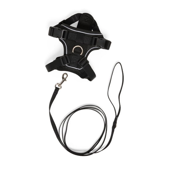 YOULY Soft Cat Harness Black Small/Medium