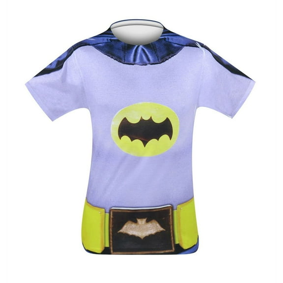 Adam West Batman Costume T-Shirt-XLarge