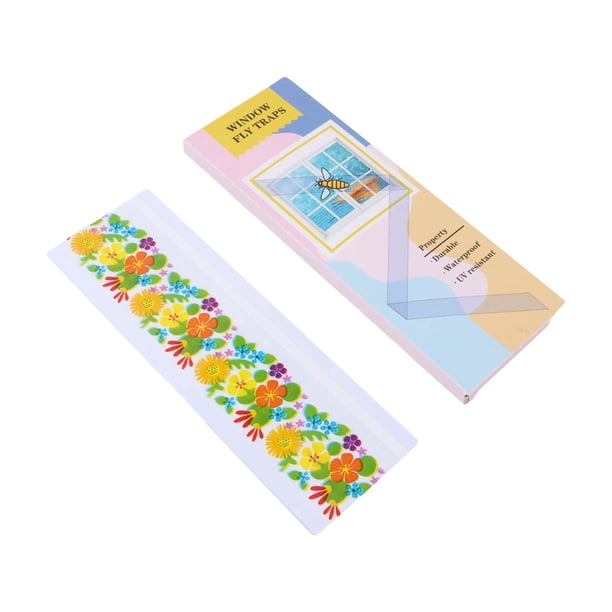 20PC Window Fly Catcher, Kitchen Flower Fly Catcher, Indoor Insect Catcher, Sticky Catcher