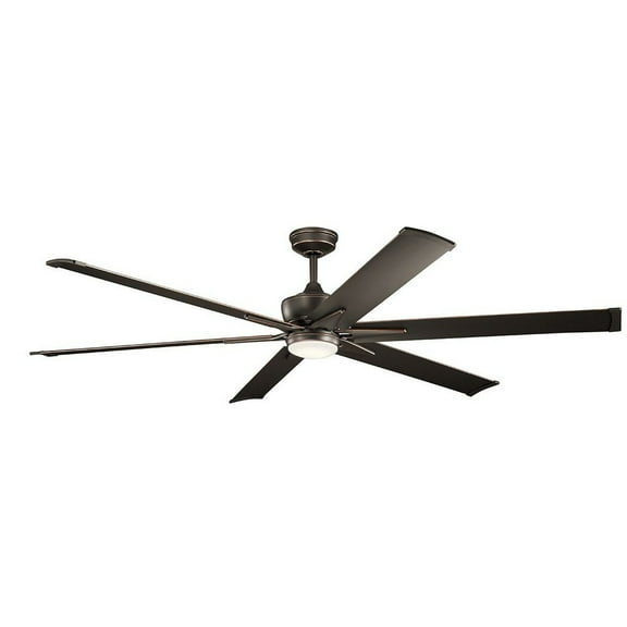300301OZ Kichler Lighting Szeplo Patio - Ceiling Fan with Light Kit - 16.25 inches tall by 80 inches wide-Olde Bronze Finish