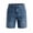 Light Blue jeans for men, variant on Mens Jean Shorts Casual Relaxed Fit Elastic Wasit Denim Shorts Pull On Stretch Patch Pockets Sports Short Trousers