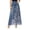 BU1, variant on Womens Lace Panel Skirt Floral Insert High Waisted Button Front Belt Loops Side Pockets A Line Silhouette Scalloped Maxi Bottoms