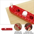 thumbnail image 2 of Miangastore Boussole Circulaire pour Menuiserie Alliage d'Aluminium 1Pcs 6.4x1.2in, 2 of 8