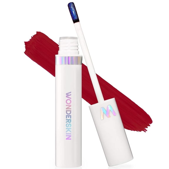 Wonderskin Wonder Blading, Long Lasting Red Lip Stain, Waterproof Lip Tint, Transfer Proof Natural Lip Stain (Divine Masque)