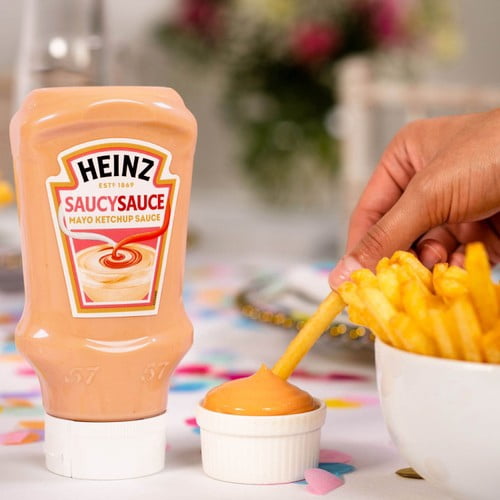 Heinz Saucy Sauce Mayonnaise Ketchup Sauce 425ml, British Import (Pack of 2)