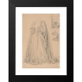 thumbnail image 2 of Józef Simmler 14x18 Black Modern Framed Museum Art Print Titled - Study of Mary's Robes for the Painting ‘The Immaculate Conception of the Blessed Virgin Mary’ (1864), 2 of 5