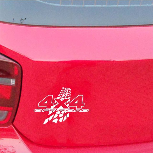 20cm*13.6cm NEW 4X4 OFF-ROAD Mud Funny Vinyl Decals Car Sticker Car-styling