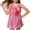 Pink, variant on mgoYE Girls Knit Swimsuit Cover ups Summer Beach Bathing Suit Coverups Cami Dress Size 6-7 Years Yellow