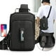 thumbnail image 1 of Sling Bag For Men Women Shoulder Backpack Chest Bags Crossbody Daypack With Earphone Hole For Hiking Camping Outdoor Trip Stylish Carrying Methodes With USB, 1 of 6