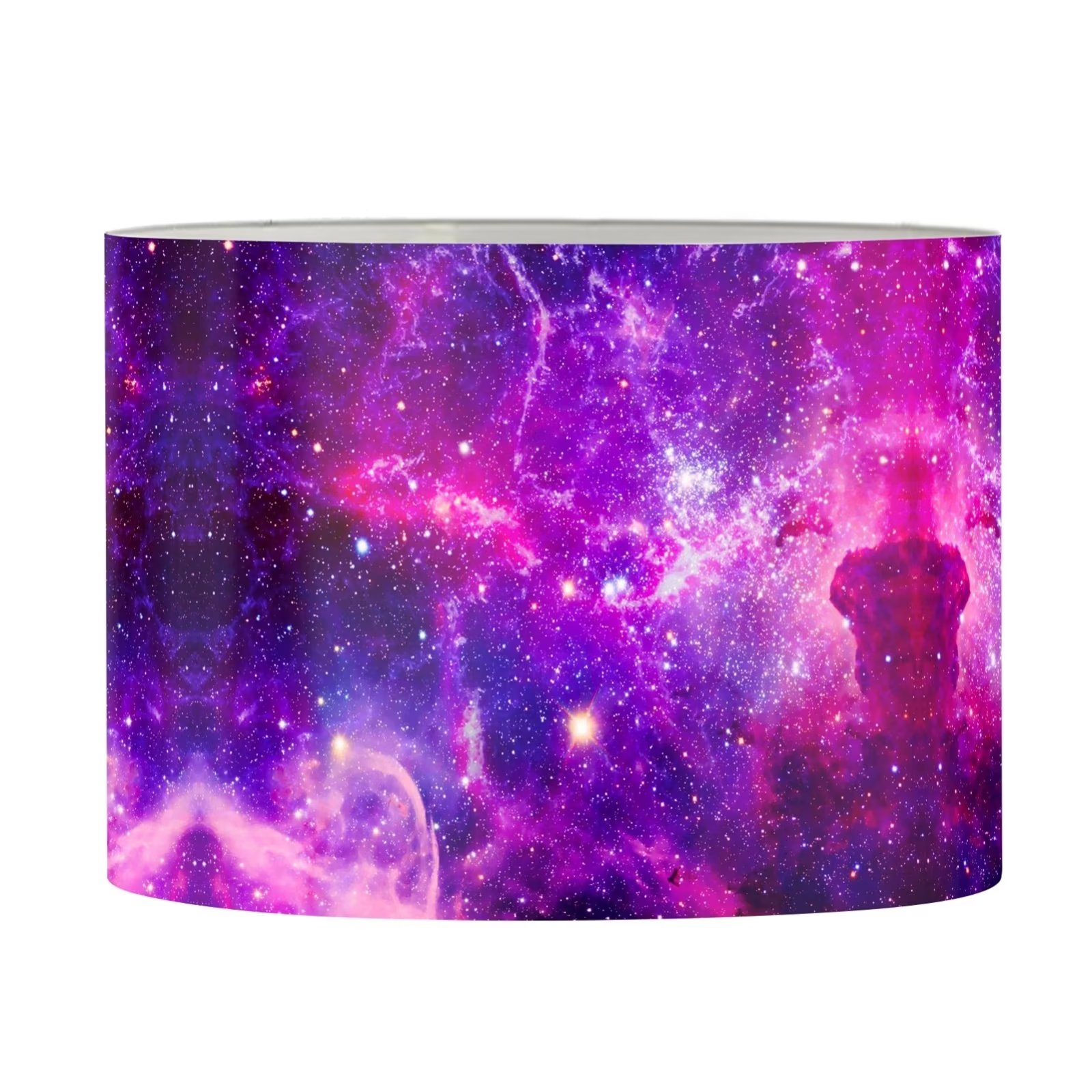 Pzuqiu Galaxy Starry Drum Lamp Shades for Large Table Lamps Kids