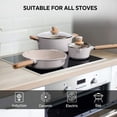 thumbnail image 4 of Caannasweis 10 Pieces Pots and Pans Nonstick Cookware Sets Granite Frying Pan Induction Cookware Pot, 4 of 7