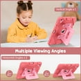 thumbnail image 5 of Fintie Rugged Case for iPad (A16) 11th Generation 11 Inch (2025), iPad 10th Generation 10.9 Inch (2022) - Heavy Duty Shockproof Kid-Friendly Protective Cover, Built-in Kickstand, Pink, 5 of 10