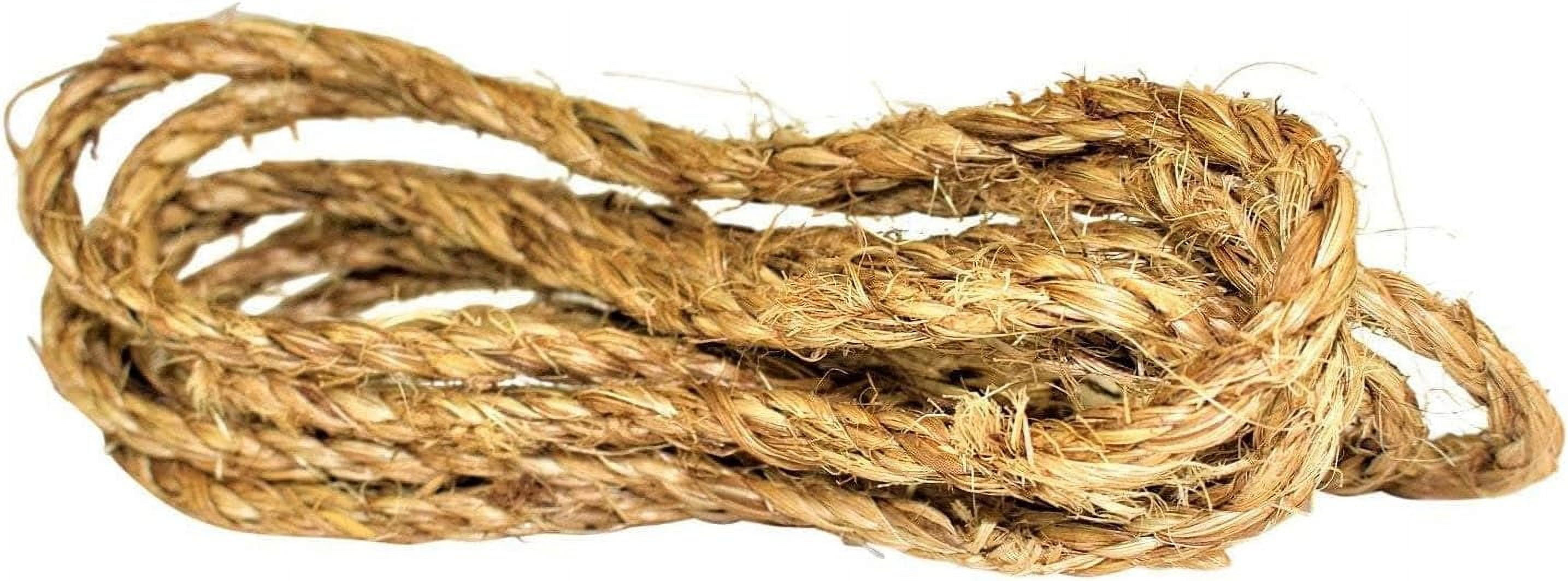 SGT KNOTS Twisted Jute Rope - Natural Fiber for India