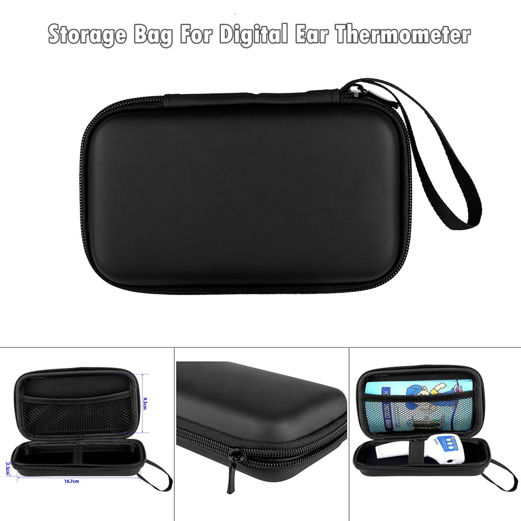 carrie-ful Forehead Thermometer Storage Bag Portable Box Case for Thermometer Eva Hard Bag Travel Protective Carrying Storage Cover Pretty Well carrie-ful Forehead Thermometer Storage Bag Portable Box Case for Thermometer Eva Hard Bag Travel Protective Carrying Storage Cover Pretty Well