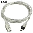 thumbnail image 1 of Cable Usb Macho A Firewire Plug A Mini Adaptador De 4 Pines A Firewire Para Dispositivos Periféricos Que Son Compatibles Sólo Con Este Tipo De Adaptador, 1 of 5