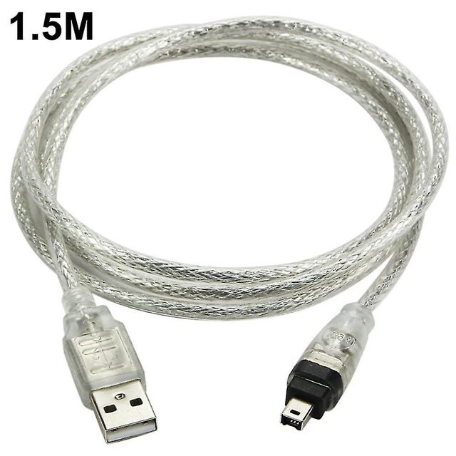 Cable Usb Macho A Firewire Plug A Mini Adaptador De 4 Pines A Firewire Para Dispositivos Periféricos Que Son Compatibles Sólo Con Este Tipo De Adaptador