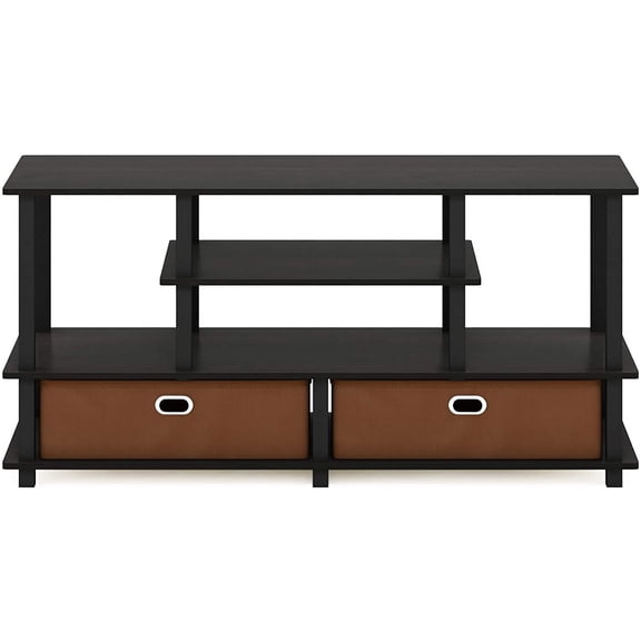 JAYA TV Stand for TVs up to 50 Inch, 55 Inch Wide Media Console Table, Modern Sturdy TV Entertainment Center for Living Room Bedroom & Apartment