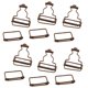 thumbnail image 3 of 12 piezas de metal de hierro hebillas conector de correa de bolsa ajustable, 32 mm 38 mm, 3 of 9