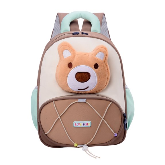 Plush Soft Cartoon School Backpack for Students, Large Capacity Daypack with Adjustable Straps, Cute Animal Design Lightweight Bookbag for Campus, Wonderful Back to School Gift