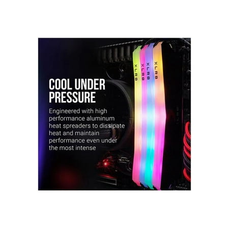 PNY - XLR8 2-Pack 32GB 3200 DDR4 Desktop Memory Kit with RGB Lighting