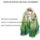 thumbnail image 2 of Pañuelo de seda mujer 100% seda, colores XXL flores pañuelo de seda, estola para vestido de noche boda, pañuelo de seda pañuelo, 2 of 5