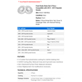 thumbnail image 2 of Front Brake Rotor Set 2 Piece - Compatible with 2015 - 2019 Hyundai Sonata 2016 2017 2018, 2 of 2