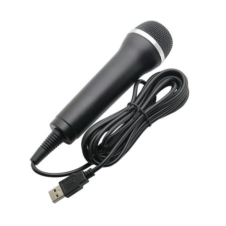 Manfiter Universal Usb Microphone, Audio Wired Karaoke Microphone for PS3/PS4/Para Xbox Uno/Xbox One Slim Game Pad/Para Xbox 360/Xbox 360 Slim Para (Best Upcoming Xbox 360 Games)