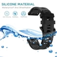 thumbnail image 4 of Correa de silicona para reloj deportivo Garmin Fenix ​​7/6 Pro/5 22 mm (negro) WDOplteas  Para estrenar, 4 of 8