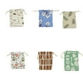 thumbnail image 3 of Drawstring Bag Reusable Cotton Linen Candy Snack Pouch Jewelry Holder Desktop Cookies Biscuits Organizer Favor Protector Type 1, 3 of 9