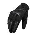 thumbnail image 1 of Guantes de motocicleta para hombres y mujeres con pantalla táctil, guantes de moto de cross con protección de fibra de carbono, modelo de nudillos duros (negro, XXL), 1 of 3