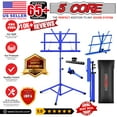 thumbnail image 7 of 5Core Music Stand For Sheet Music Portable Tripod Adjustable Folding Note Holder BLUE, 7 of 7
