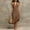 Brown, variant on QUNYINEY Sleeveless Dresses for Women Summer A Line Midi Halter Sundress Loose Fit Ruffle V Neck Solid Dresses