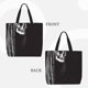 thumbnail image 2 of Fotbe Gothic Skull Drape Bolsa Tote con Estampado para Mujer, Bolsos con Cremallera, Bolsa de Hombro Casual de Gran Capacidad con Bolsillos Internos, 2 of 7