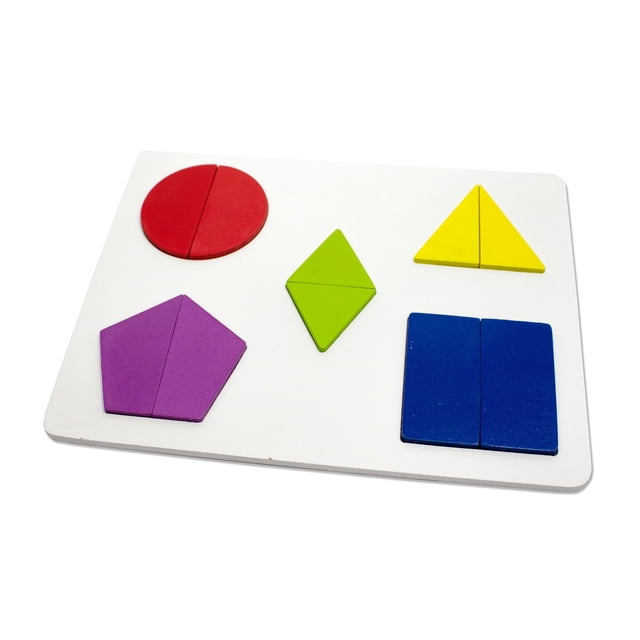 Encaje C/5 Figuras Geométricas Mitades Educatodo HN-1021