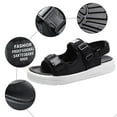 thumbnail image 4 of Mepaouo Men's Sandals Hiking Water Beach Sport Outdoor Athletic Arch Support Summer Shoes White 8.5, 4 of 6