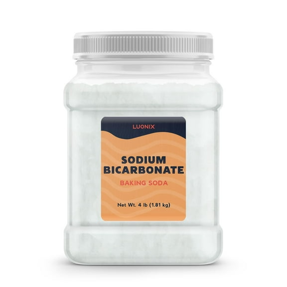 Luonix Sodium Bicarbonate, 4 lbs, Baking Soda, Cleaning & Baking