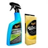 Meguiars 22 x 30 in. Hybrid Ceramic Wax with Water Magnet Microfiber Drying Towel