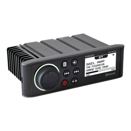 Fusion MS-RA70 - Marine - digital receiver - in-dash - Single-DIN - 50 Watts x 4