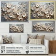 thumbnail image 5 of Designart "Blossoms in White Orchid Tree Garden I" Oversized Floral Framed Wall Art - Modern Farmhouse Gold Abstract Floral Living Room Framed Canvas Art, 5 of 7