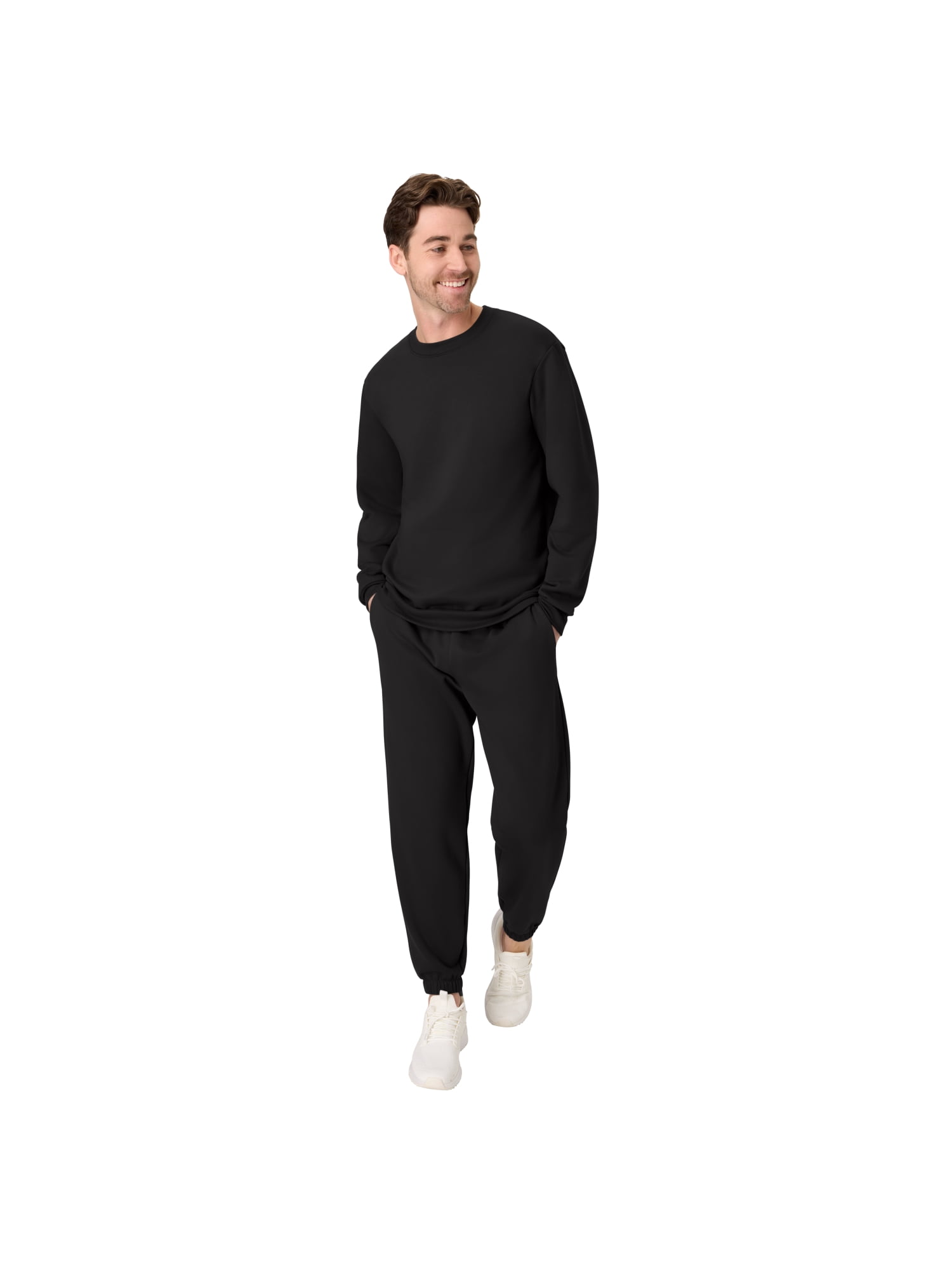 Hanes Men's & Big Men's Essentials Fleece Crewneck Sweatshirt, Sizes S-5XL