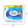 Great Value Ultra Soft Toilet Paper, 18 Mega Rolls