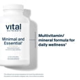 thumbnail image 3 of Vital Nutrients Minimal and Essential Multivitamin | Vegetarian One per Day Multi Vitamin, Mineral, & Antioxidant Supplement | Iron-Free | Gluten, Dairy, Soy Free | Non-GMO | 180 Capsules, 3 of 5