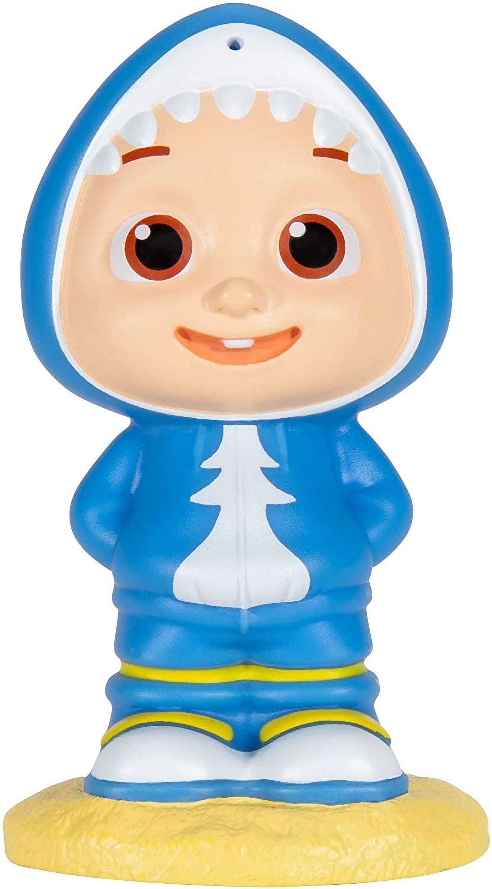 CoComelon Bath Squirters JJ and Sharks Boy Kids Toddler Bath Toys Size 4 inch Figures Set of 3
