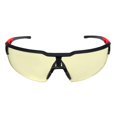 thumbnail image 2 of Milwaukee Safety Glasses With Tinted Anti-Scratch Lenses - Model 48-73-2015, Red Frame 2 of 5