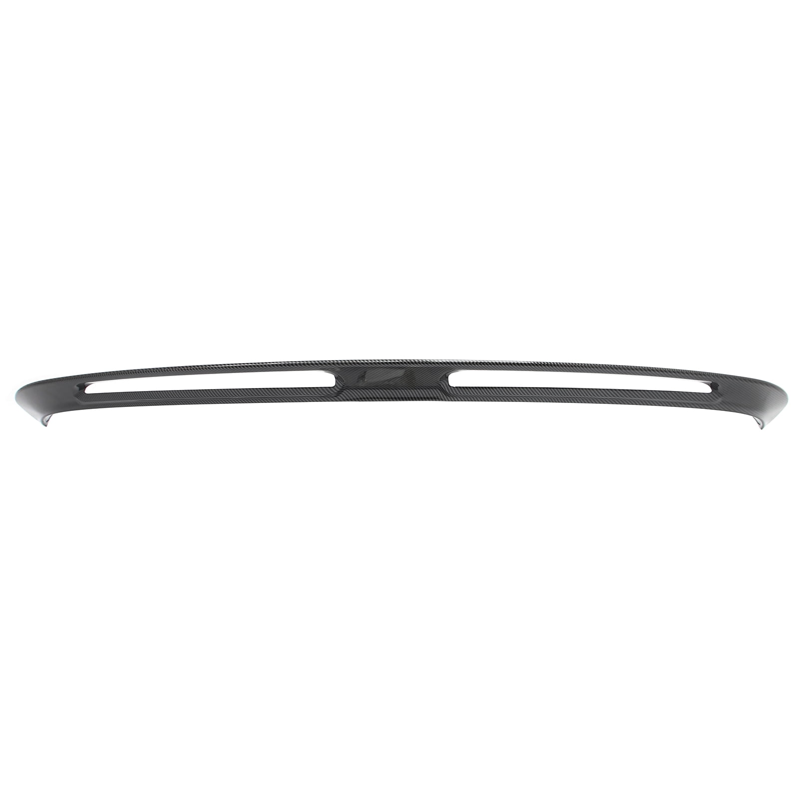 Ikon Motorsports Trunk Spoiler, Compatible with 2025-2026 Tesla Model Y, IKON V2 Style Carbon Fiber Print ABS Plastic Rear Trunk Lid Spoiler Wing Lip